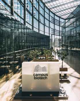 Campus Biotech building in Geneva