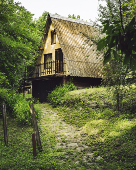 House by the river, Szentes, Hungary