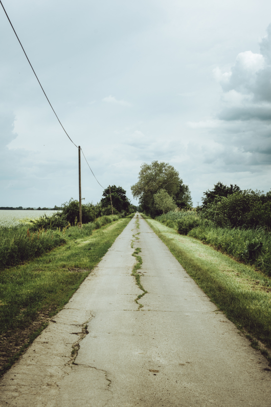 Road in Ópusztaszer region