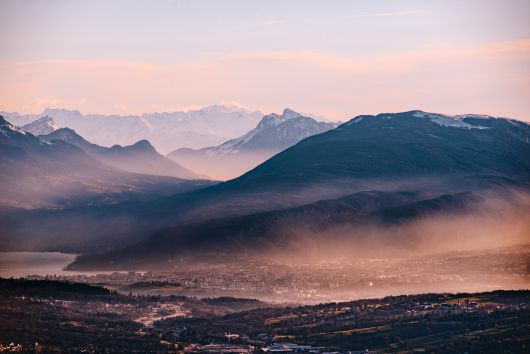 View of Annecy from Mont Salève