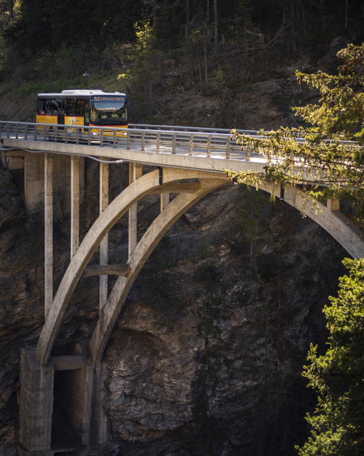 Pont de la Lienne entre Luc et Icogne