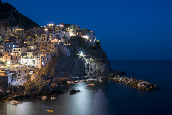 Manarola by night