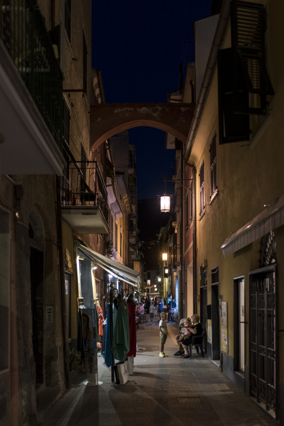 Night in an Italian village