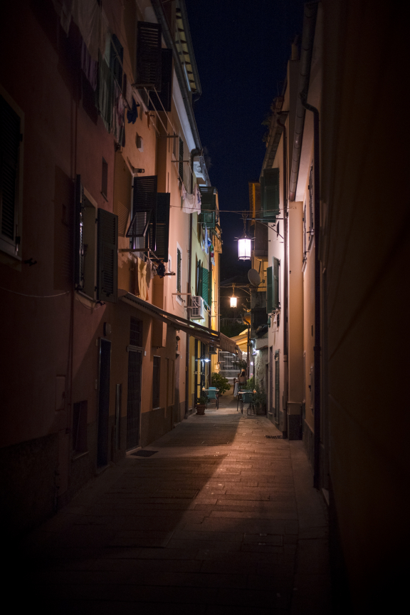 Night in an Italian village