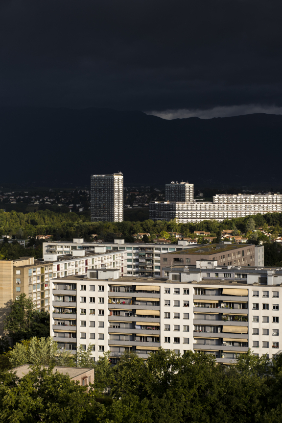 Le Lignon from Onex, Geneva